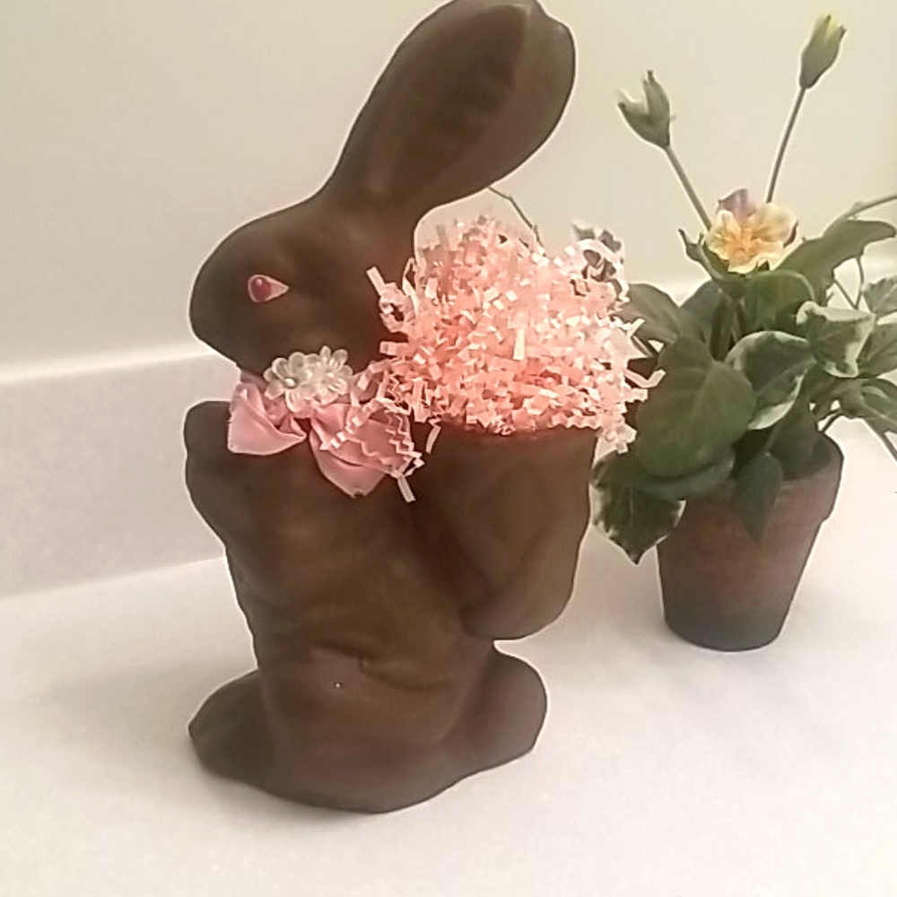 Decoupage Chocolate Easter Bunny